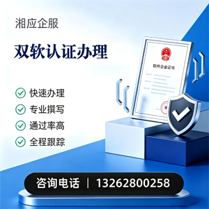 泰安双软认证申报服务