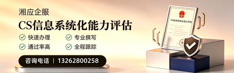 泰安CS信息系统化能力评估申报服务